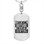 Do A Lot Of Hunter'S Keychain Gift Stainless Steel or 18k Gold Dog Tag Keyring-Express Your Love Gifts