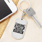 Do A Lot Of Hunter'S Keychain Gift Stainless Steel or 18k Gold Dog Tag Keyring-Express Your Love Gifts