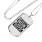 Do A Lot Of Hunting Necklace Stainless Steel or 18k Gold Dog Tag 24" Chain-Express Your Love Gifts