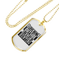 Do A Lot Of Hunting Necklace Stainless Steel or 18k Gold Dog Tag 24" Chain-Express Your Love Gifts