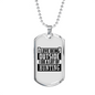 Do A Lot Of Hunting Necklace Stainless Steel or 18k Gold Dog Tag 24" Chain-Express Your Love Gifts