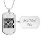 Do A Lot Of Hunting Necklace Stainless Steel or 18k Gold Dog Tag 24" Chain-Express Your Love Gifts