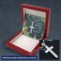 Do All Things Philippians 4:13 Cross Necklace Message Card W Ball Chain Pendant-Express Your Love Gifts