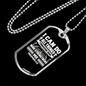 Do All Things Philippians 4:13 Necklace Stainless Steel or 18k Gold Dog Tag 24" Chain-Express Your Love Gifts