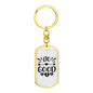 Do Good Arrow Heart Keychain Stainless Steel or 18k Gold Dog Tag Keyring-Express Your Love Gifts