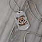 Do I Smell Turkey Necklace Stainless Steel or 18k Gold Dog Tag 24" Chain-Express Your Love Gifts