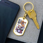 Do It Everyday Keychain Dog Tag Stainless Steel or 18k Gold-Express Your Love Gifts