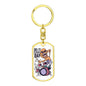 Do It Everyday Keychain Dog Tag Stainless Steel or 18k Gold-Express Your Love Gifts