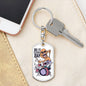 Do It Everyday Keychain Dog Tag Stainless Steel or 18k Gold-Express Your Love Gifts