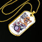 Do It Everyday Necklace Stainless Steel or 18k Gold Dog Tag 24" Chain-Express Your Love Gifts