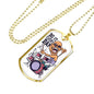 Do It Everyday Necklace Stainless Steel or 18k Gold Dog Tag 24" Chain-Express Your Love Gifts