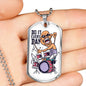 Do It Everyday Necklace Stainless Steel or 18k Gold Dog Tag 24" Chain-Express Your Love Gifts