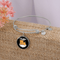 Do what I Cat Bracelet Stainless Steel or 18k Gold Circle Bangle-Express Your Love Gifts