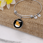 Do what I Cat Bracelet Stainless Steel or 18k Gold Circle Bangle-Express Your Love Gifts