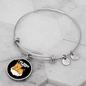 Do what I Cat Bracelet Stainless Steel or 18k Gold Circle Bangle-Express Your Love Gifts