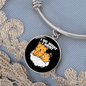 Do what I Cat Bracelet Stainless Steel or 18k Gold Circle Bangle-Express Your Love Gifts