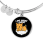 Do what I Cat Bracelet Stainless Steel or 18k Gold Circle Bangle-Express Your Love Gifts