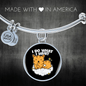 Do what I Cat Bracelet Stainless Steel or 18k Gold Circle Bangle-Express Your Love Gifts