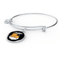 Do what I Cat Bracelet Stainless Steel or 18k Gold Circle Bangle-Express Your Love Gifts