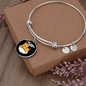 Do what I Cat Bracelet Stainless Steel or 18k Gold Circle Bangle-Express Your Love Gifts
