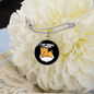 Do what I Cat Bracelet Stainless Steel or 18k Gold Circle Bangle-Express Your Love Gifts