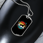 Doberman Necklace Stainless Steel or 18k Gold Dog Tag 24" Chain-Express Your Love Gifts