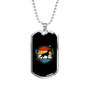 Doberman Necklace Stainless Steel or 18k Gold Dog Tag 24" Chain-Express Your Love Gifts