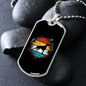 Doberman Necklace Stainless Steel or 18k Gold Dog Tag 24" Chain-Express Your Love Gifts