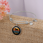 Doberman Pinscher Mom Bracelet Stainless Steel or 18k Gold Circle Bangle-Express Your Love Gifts