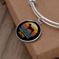 Doberman Pinscher Mom Bracelet Stainless Steel or 18k Gold Circle Bangle-Express Your Love Gifts