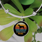 Doberman Pinscher Mom Bracelet Stainless Steel or 18k Gold Circle Bangle-Express Your Love Gifts