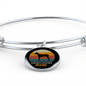 Doberman Pinscher Mom Bracelet Stainless Steel or 18k Gold Circle Bangle-Express Your Love Gifts
