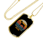 Doberman Pinscher Mom Necklace Stainless Steel or 18k Gold Dog Tag 24" Chain-Express Your Love Gifts