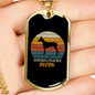 Doberman Pinscher Mom Necklace Stainless Steel or 18k Gold Dog Tag 24" Chain-Express Your Love Gifts