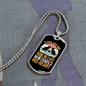 Dog Aim in Life Necklace Stainless Steel or 18k Gold Dog Tag 24" Chain-Express Your Love Gifts
