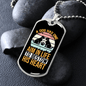 Dog Aim in Life Necklace Stainless Steel or 18k Gold Dog Tag 24" Chain-Express Your Love Gifts