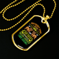 Dog and Soap Necklace Stainless Steel or 18k Gold Dog Tag 24" Chain-Express Your Love Gifts