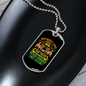 Dog and Soap Necklace Stainless Steel or 18k Gold Dog Tag 24" Chain-Express Your Love Gifts