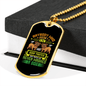Dog and Soap Necklace Stainless Steel or 18k Gold Dog Tag 24" Chain-Express Your Love Gifts