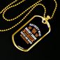 Dog and Soap White Necklace Stainless Steel or 18k Gold Dog Tag 24" Chain-Express Your Love Gifts