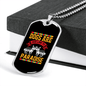 Dog Are Link to Paradise Necklace Stainless Steel or 18k Gold Dog Tag 24" Chain-Express Your Love Gifts
