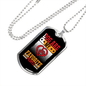 Dog Are My Favorite People Necklace Stainless Steel or 18k Gold Dog Tag 24" Chain-Express Your Love Gifts
