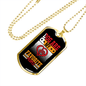 Dog Are My Favorite People Necklace Stainless Steel or 18k Gold Dog Tag 24" Chain-Express Your Love Gifts