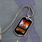 Dog Are My Favorite People Necklace Stainless Steel or 18k Gold Dog Tag 24" Chain-Express Your Love Gifts