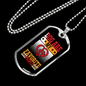Dog Are My Favorite People Necklace Stainless Steel or 18k Gold Dog Tag 24" Chain-Express Your Love Gifts
