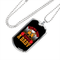 Dog Baby Yellow Necklace Stainless Steel or 18k Gold Dog Tag 24" Chain-Express Your Love Gifts