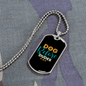 Dog Before Dudes Necklace Stainless Steel or 18k Gold Dog Tag 24" Chain-Express Your Love Gifts