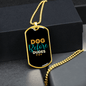 Dog Before Dudes Necklace Stainless Steel or 18k Gold Dog Tag 24" Chain-Express Your Love Gifts
