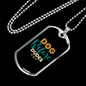 Dog Before Dudes Necklace Stainless Steel or 18k Gold Dog Tag 24" Chain-Express Your Love Gifts