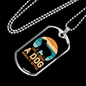 Dog Better Necklace Stainless Steel or 18k Gold Dog Tag 24" Chain-Express Your Love Gifts